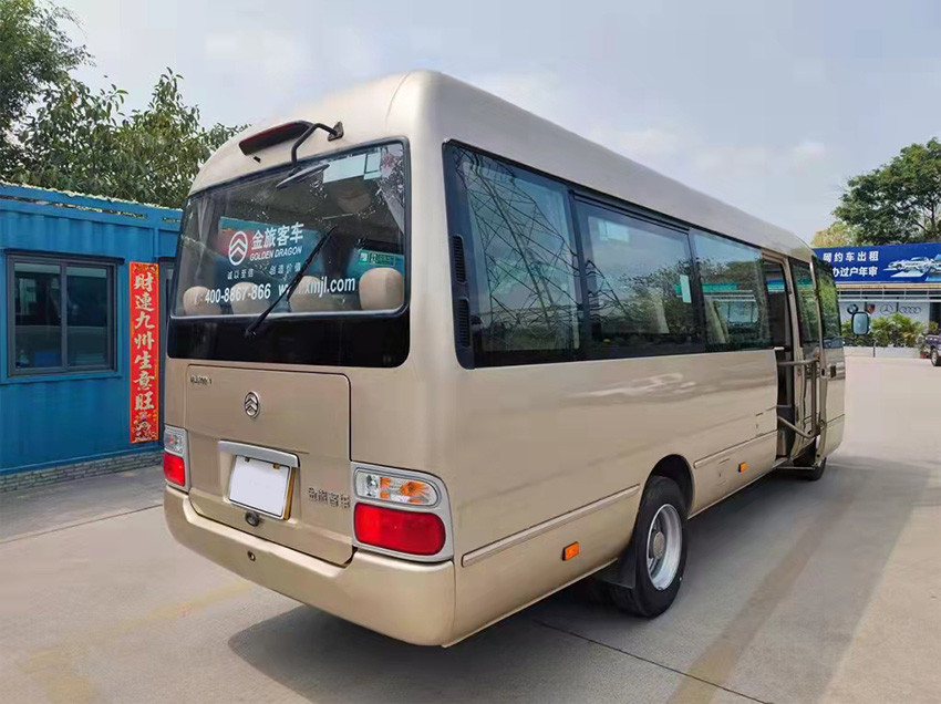 Golden Dragon Used LHD Vans Diesel AC Used Small Buses 19 Seats