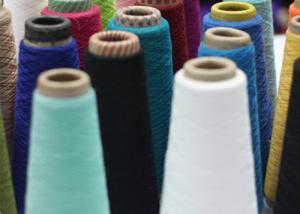 China High Tenacity Ring Spun Polyester Yarn Twist 16 - 18 TPI Eco - Friendly wholesale