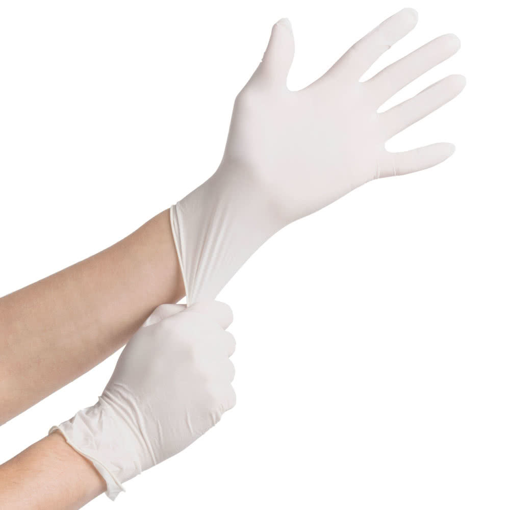 China Disposable Medical Examination Latex Gloves Powder Or Powder Free wholesale