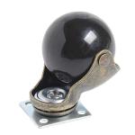 50MM Ball Swivel Caster Wheels Furniture Antique Brass Plate