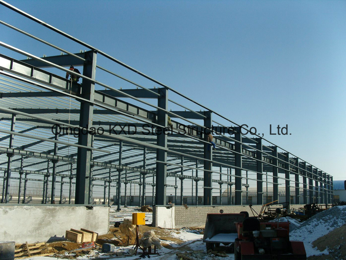 Prefabricated Metal Warehouse Building Heavy Load Steel Shed Construction