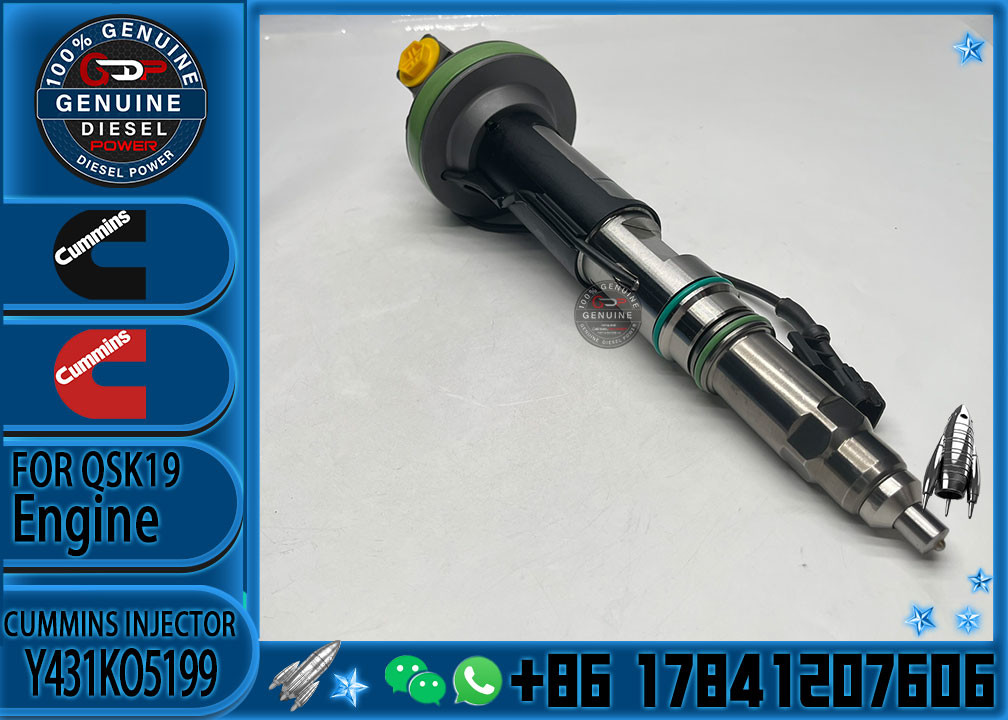 Construction Machinery Parts Fuel Injector For QSK19 Diesel4955526 Y431KO5199 4928104 F0OBLOJ014For CUMMINS Diesel Engine