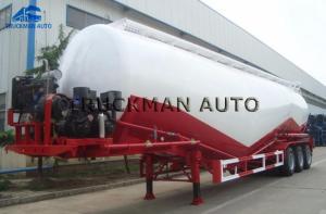 China 35m3 - 55m3 Tank Body Cement Tanker Trailer With The Weichai Brand Engine wholesale