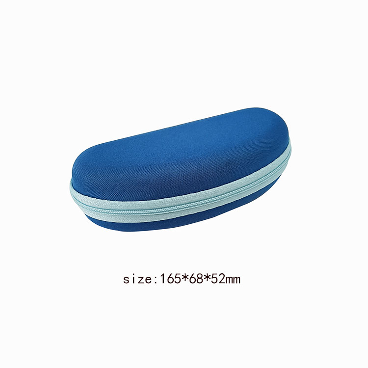 Portable Sunglasses Packaging Case Zipper Eyeglass Case Anti Pressure