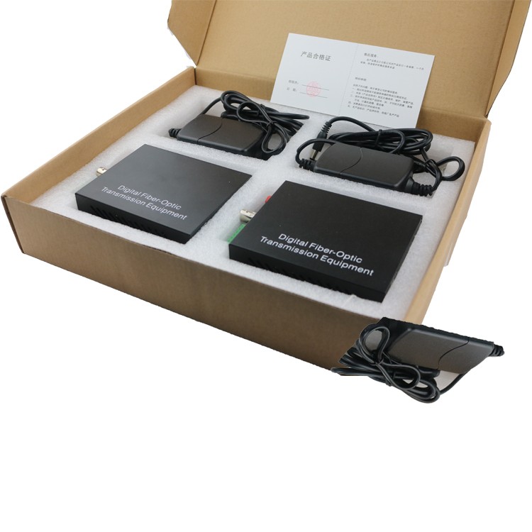 Alibaba China Supplier Free Samples Fiber Optic Digital Video Transmitter and Receiver