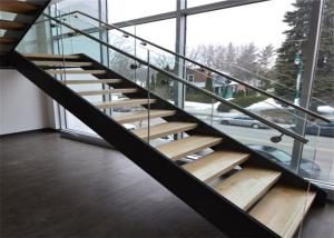 China Modern Straight Contemporary Wood Stairs wholesale