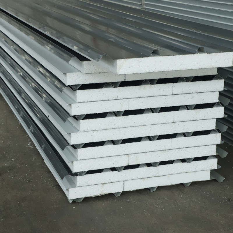 Ceiling Partition Wall Eps Sandwich Panel Heat Insulation 6-20kg/M3