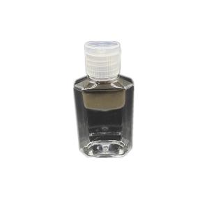 China Transparent Octagonal Bottle 60ml Flip Cap Alcohol Disinfection wholesale
