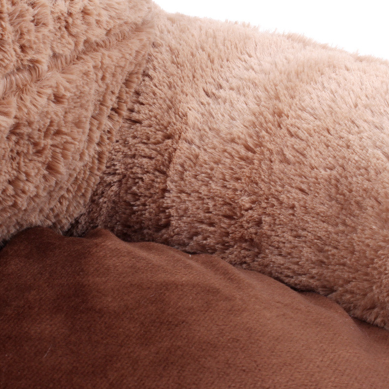 Claw Shape Pet Den Bed Corduroy Material Gross Weight 24kg With Removable Cover