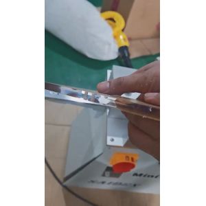 China Acrylic Polish Machine Straight Edge Polishing Table Top 2.5kW AC220V Spindle Speed(2400rpm) Mini Ultra Small Portable Desktop wholesale