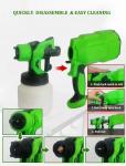 HVLP Electric Sprayer Disinfection Portable Green Color Painting Gun 800ml