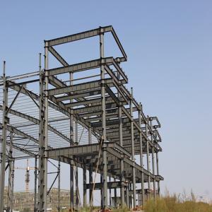 China Large Span Warehouse 1000sqm Steel Structure Building Painted wholesale