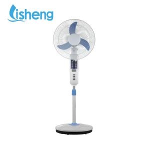 China 16 / 18 Inch 12V DC Powered Fans Rechargeable Solar Powered With Batteries And Led Light wholesale