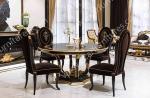 Alibaba wholesale Chinese Antique Luxury Round Wooden Dining Table TN-005