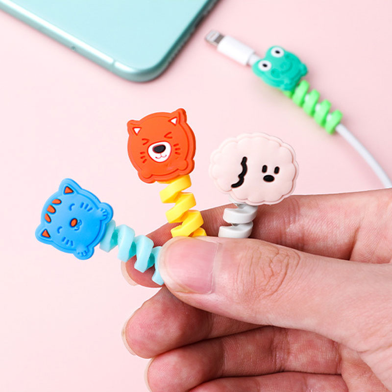 2.5*4.5cm Silicone USB Cable Protector Earphone Electrical Cable Accessories
