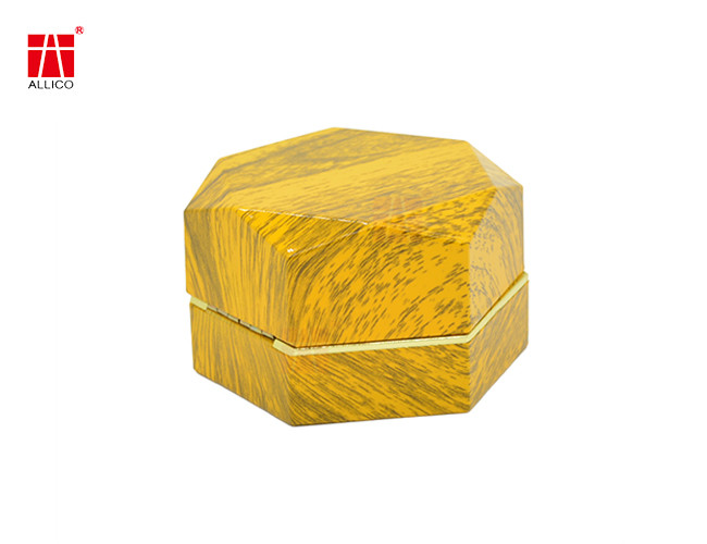 Hexagon 2.35''X 2.0"X 1.8" Cardboard Jewelry Gift Box For Proposal
