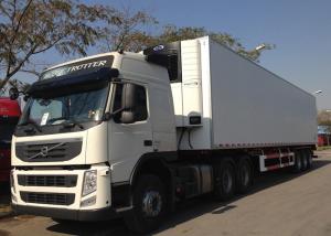 China Freezing Fresh Cargos Delivery Refrigerated Truck Trailer 40ft GRP Sandwich Panels wholesale