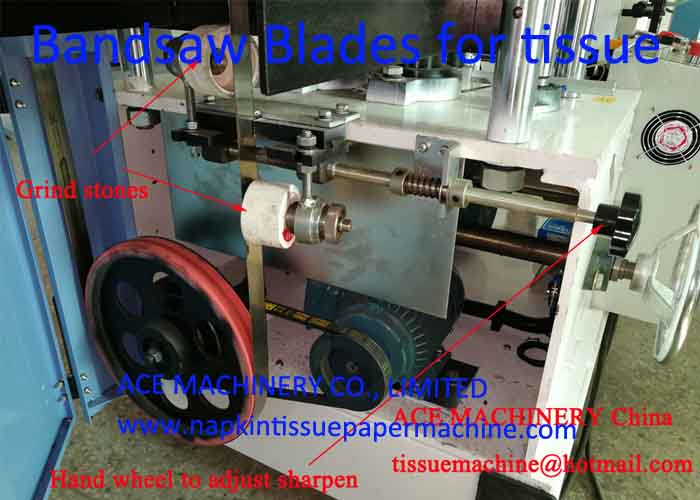 bandsaw blade for napkin tissue machine