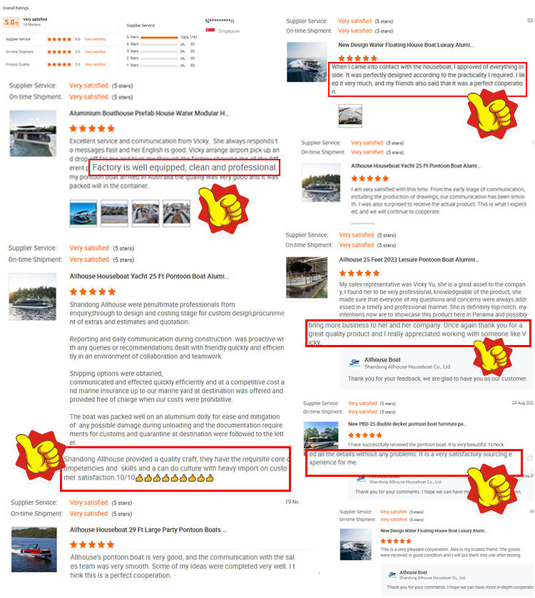 High Capacity Aluminum Floating Restaurant Boat Two Level pontoon Boat luxury