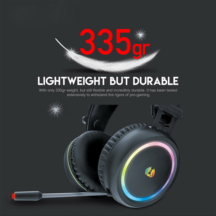 Gaming 110DB Gaming Headphones PS4 RGB Playstation Headset With Mic