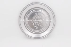 China Chromatic 0.025cbm 30cm Stainless Steel Round Tray wholesale