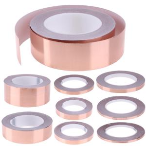 China Flexible Heat Resistant Double Sided Copper Tape With Strong Adhesion wholesale