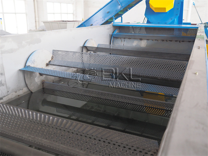 PP HDPE Pet Flakes Washing Machine 500kg H Plastic Scrap Dryer Machine