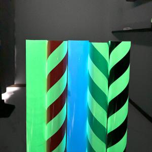 China Waterproof Self Adhesive Glow In Dark Caution Vinyl Long Lasting Luminous Film wholesale