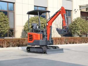 China Dopro Hydraulic Mini Crawler Digger 1.6Ton 14kw Engine Power wholesale