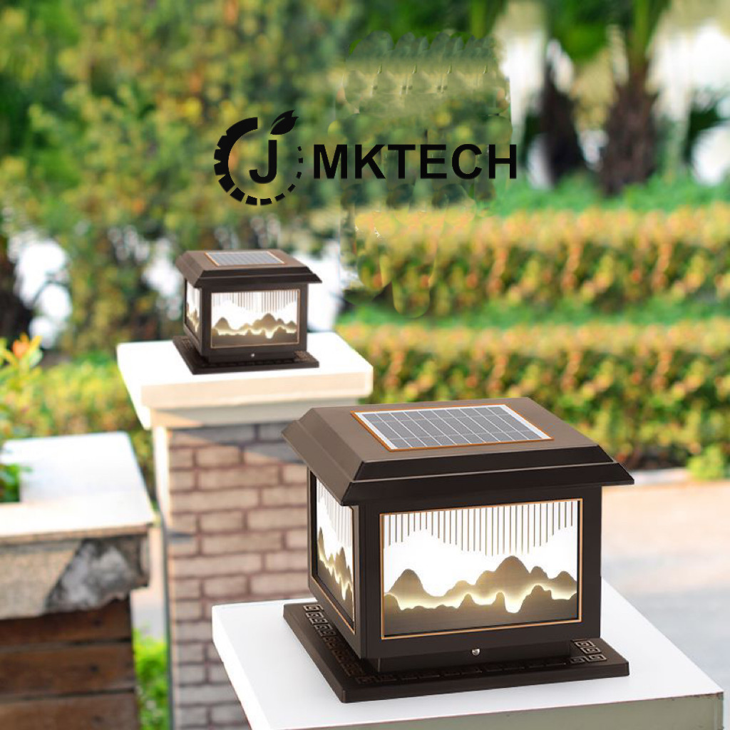 Moisture Proof Solar Pillar Light 12W Solar Outdoor Column Lights For villa garden