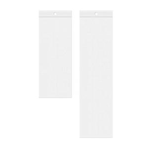 China Clear Baggies Necklace Bags with Hang Hole Resealable Plastic Bags wholesale