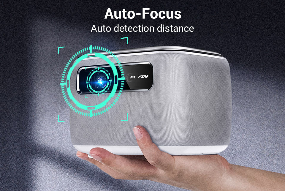 Flyin V8 750Ansi Lumen 1080p Home Theater Projector Mini Smart Full Hd 4k Dlp Led
