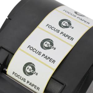 China BPA FREE Glassine Thermal Label Paper Roll Direct Self Adhesive Oil Proof wholesale