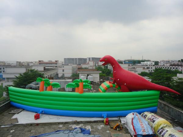 Amazing Giant PVC Inflatable Water Parks for Outdoor Summer Water Games 30m