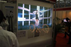 China Holographic Projection Film Display For Advertising Window TV Spectaculars celebrity keynote addresses and fashion show wholesale
