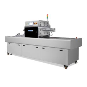 China Stainless Steel Automatic Skin Packaging Machine Vacuum Food Tray Skin Packager wholesale