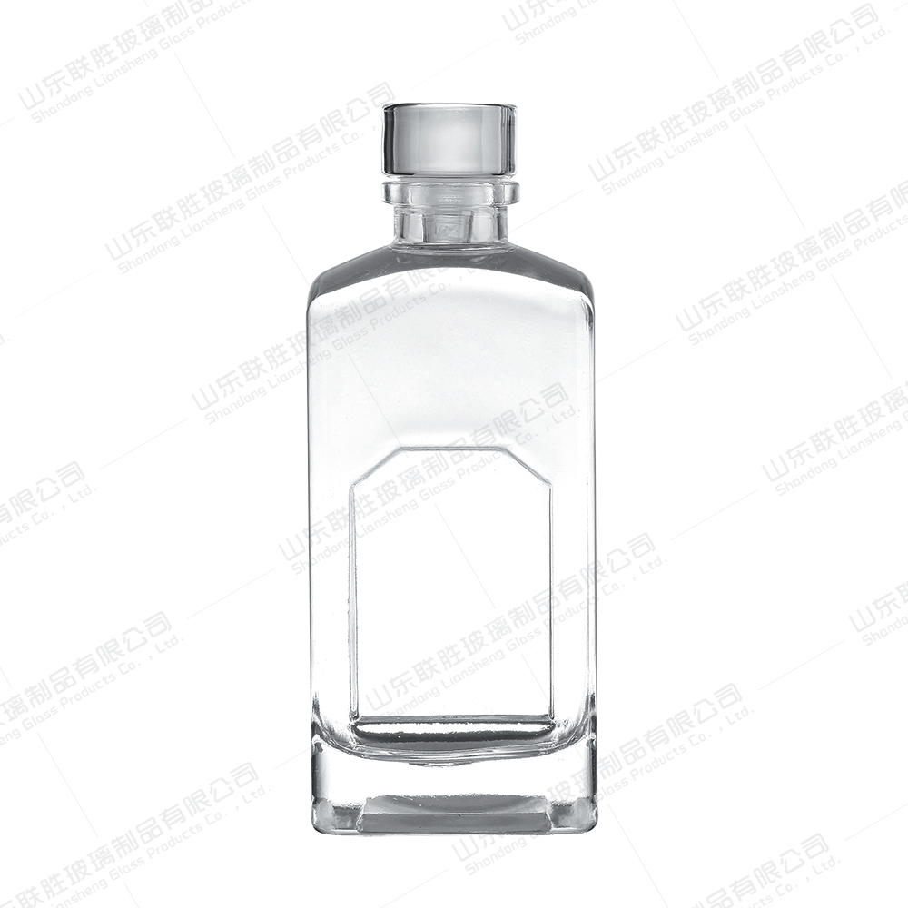 Glass Lid Sealing Type 375ml 500ml 650ml 700ml 750ml 1000ml Wine Bottle with Custom Logo