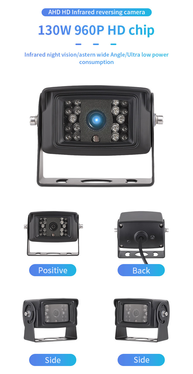 Little Korean Style Unlit 18.5mm Perforated Waterproof Rear View Car Parking Camera System