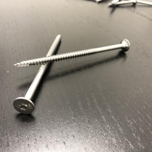 China Bulge Batten Screws 14G x 125mm G304 Stainless Steel Screws T17 wholesale