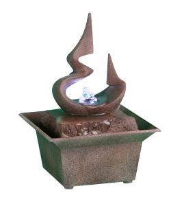 China Faux Marble Interior Table Top Water Fountains Handcrafted Made wholesale