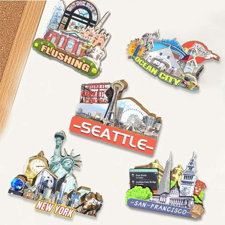Custom Photo Fridge Magnets 3d Photo Frame Magnets For Refrigerator