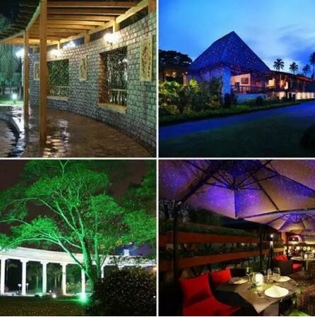 mini laser star holographic laser star projector garden outdoor christmas laser light