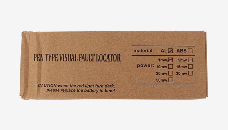 7002 Black Optical Fiber Tools 650nm AL Pen Type Visual Fault Locator