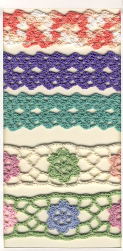 mixed color 20yards/lot(1.0cm wide) Cotton Crochet Lace Ribbon Wedding Sewing Bridal Bow L