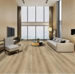 Grain Stone Rigid SPC Vinyl Floor Anti Slip Bright Brown Grey Jump Color Oak