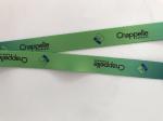 Logo Printing Polyester Heated Transfer Lanyard / Dye Sublimated Lanyards Eco