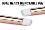 Dual Head Disposable Microblading Pen With 14 Wave 26 No-scab Blade