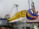 6500m3/H 45m Gold River Dredging Machine 25m Depth