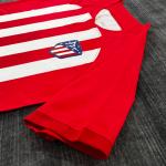 100% Polyester Football Team Jersey Tear Resistant Fan Striped Soccer Jersey