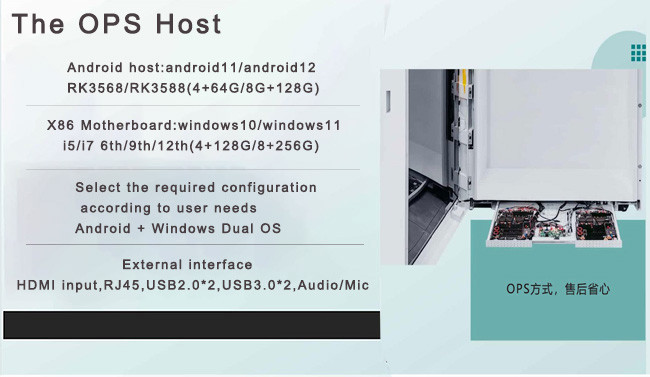 Transparent Liquid Crystal Display 32in-65in Transparent LCD Box For Optical Shop
